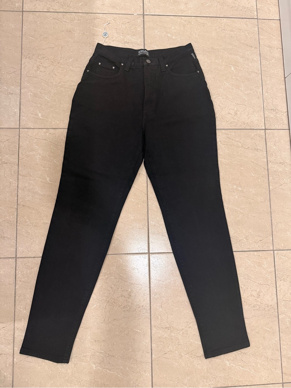 Versace Jeans Collection Black High-Rise Women's Jeans